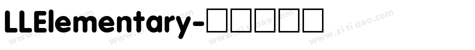 LLElementary字体转换