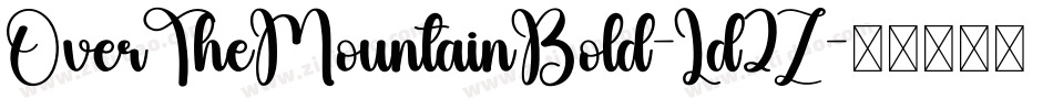 OverTheMountainBold-Ld2Z字体转换