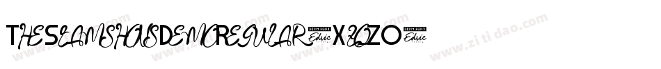 TheStamshonsDemoRegular-YzqZO字体转换
