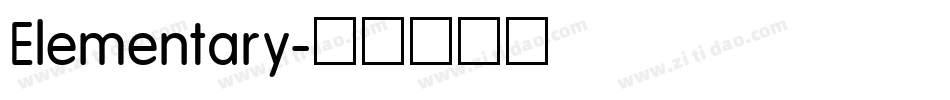 Elementary字体转换