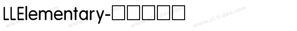 LLElementary字体转换