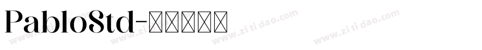 PabloStd字体转换