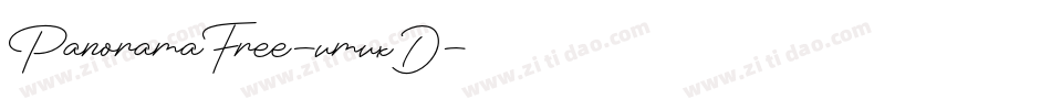 PanoramaFree-vmvxD字体转换 PanoramaFree-vmvxD字体转换