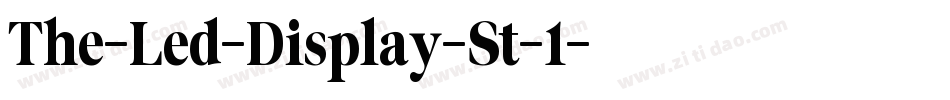 The-Led-Display-St-1字体转换