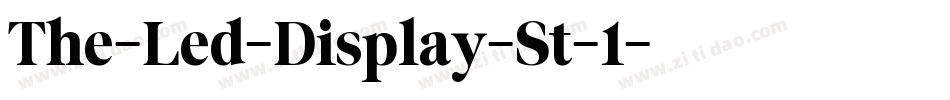 The-Led-Display-St-1字体转换