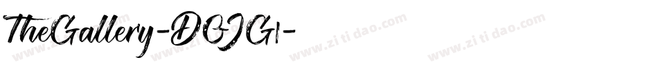 TheGallery-DOJG1字体转换