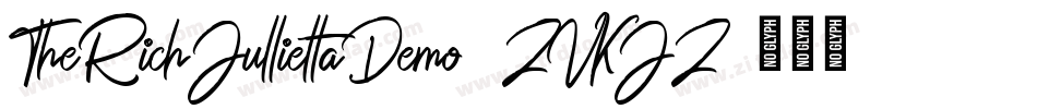 TheRichJulliettaDemo-ZVKJZ字体转换