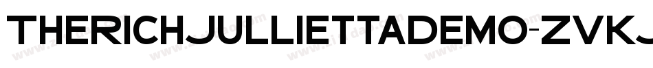 TheRichJulliettaDemo-ZVKJZ字体转换