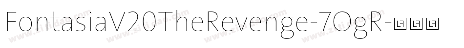 FontasiaV20TheRevenge-7OgR字体转换