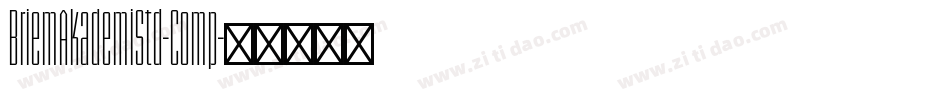 BriemAkademiStd-Comp字体转换