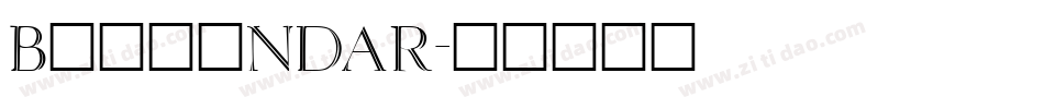 BethaNDAR字体转换