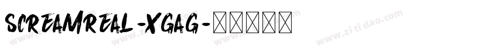 ScreamReal-XgAg字体转换