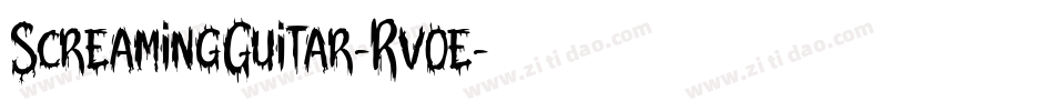 ScreamingGuitar-Rv0e字体转换