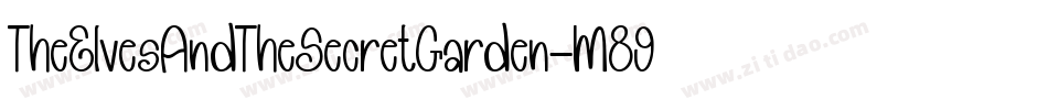 TheElvesAndTheSecretGarden-M89J字体转换 TheElvesAndTheSecretGarden-M89J字体转换