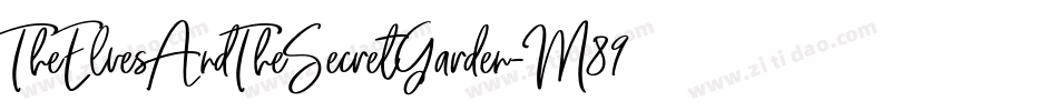TheElvesAndTheSecretGarden-M89J字体转换 TheElvesAndTheSecretGarden-M89J字体转换