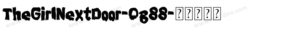 TheGirlNextDoor-Og88字体转换