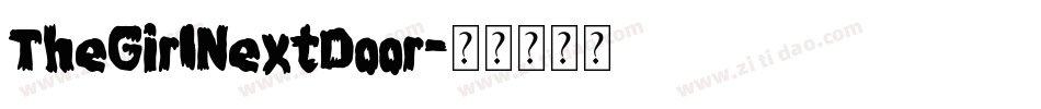 TheGirlNextDoor字体转换
