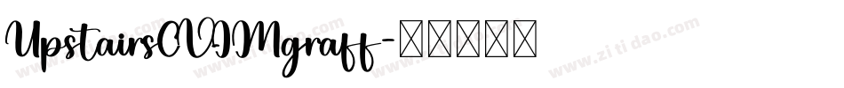 UpstairsCVJMgraff字体转换