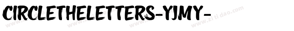 CircleTheLetters-yjMY字体转换