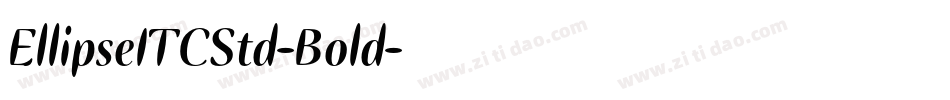 EllipseITCStd-Bold字体转换