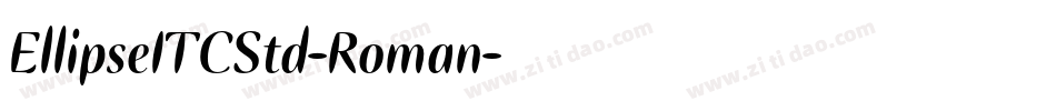 EllipseITCStd-Roman字体转换