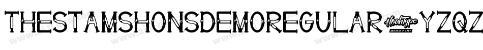 TheStamshonsDemoRegular-YzqZO字体转换