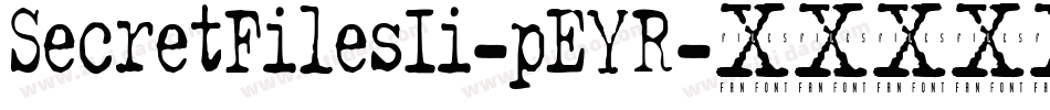 SecretFilesIi-pEYR字体转换