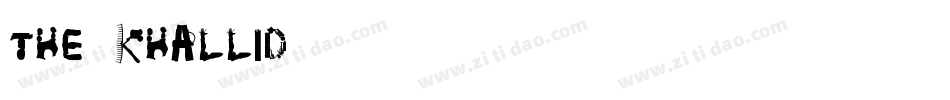 The-Khallid-2字体转换