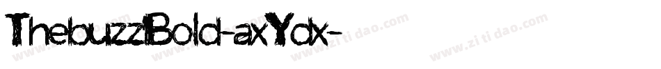 ThebuzzBold-axYdx字体转换