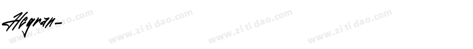 Hegran字体转换