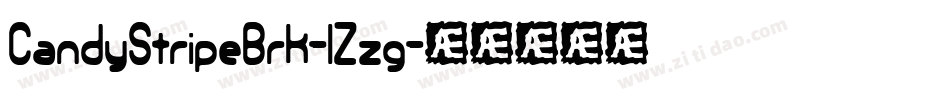 CandyStripeBrk-1Zzg字体转换