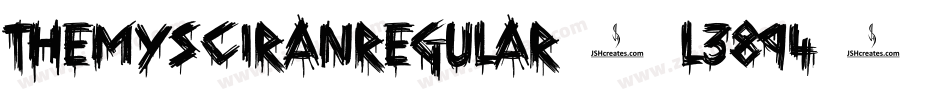 ThemysciranRegular-L3894字体转换