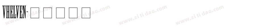 VHELVEN字体转换