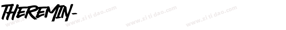 THEREMIN字体转换