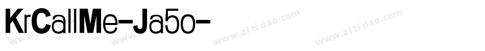 KrCallMe-Ja5o字体转换