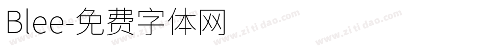 Blee字体转换