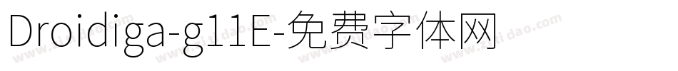 Droidiga-g11E字体转换