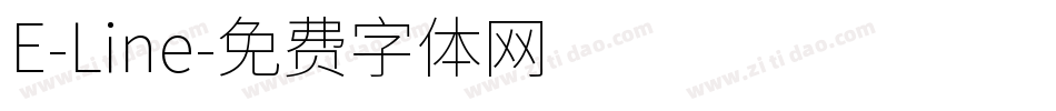 E-Line字体转换