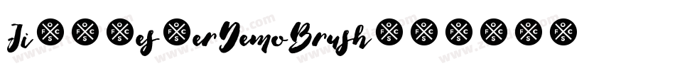 JillfesterDemoBrush字体转换