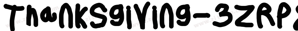 Thanksgiving-3zRp8字体转换