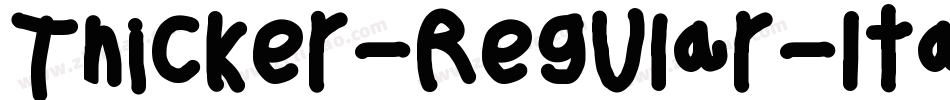 Thicker-Regular-Italic-trial字体转换