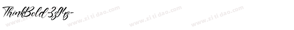 ThinkBold-3z94z字体转换