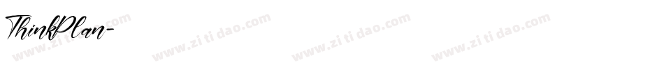 ThinkPlan字体转换