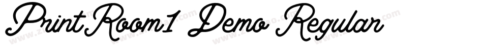 PrintRoom1_Demo-Regular字体转换
