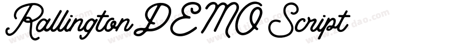 RallingtonDEMO_Script字体转换