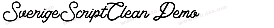SverigeScriptClean_Demo字体转换