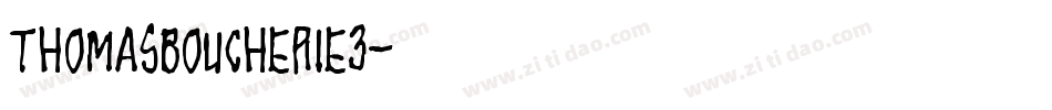 thomasboucherie3字体转换