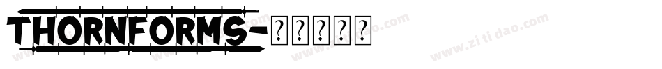 Thornforms字体转换