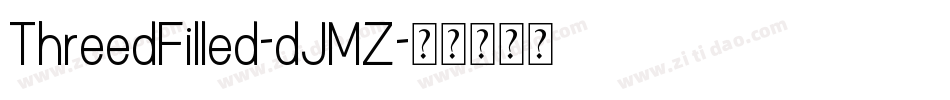 ThreedFilled-dJMZ字体转换