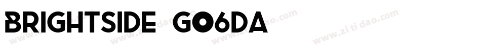 Brightside-GO6da字体转换